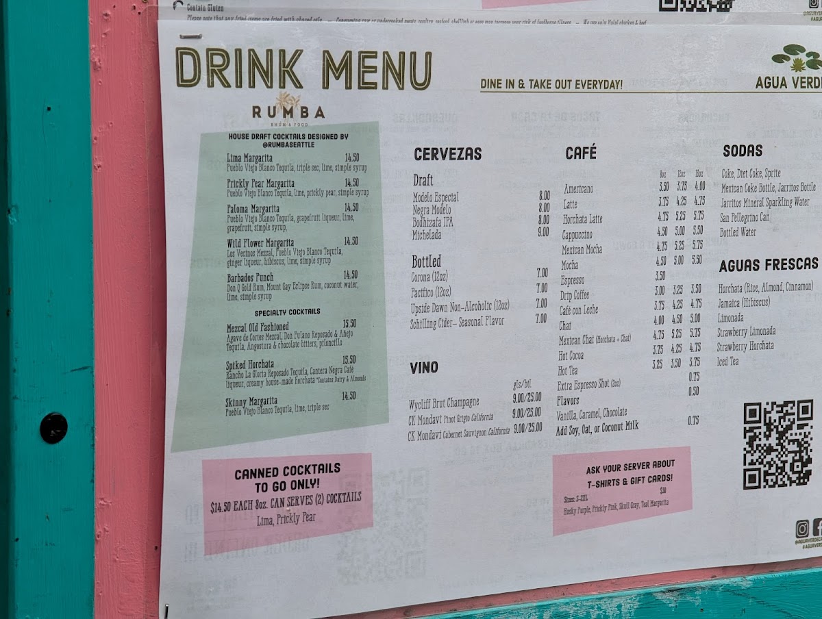 Agua Verde Cafe Menu - Image 6